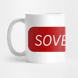 Spirituality Sovereign - Red White Mug